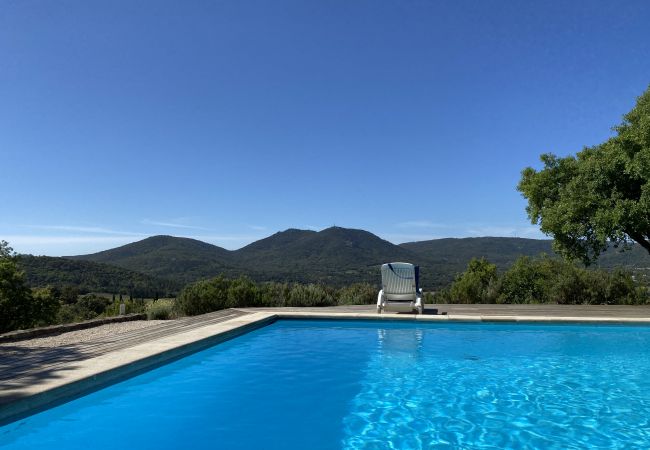  in Le Plan-de-la-Tour - Villa quiet environment, not overlooked, swimming pool overlooking the hill, wifi