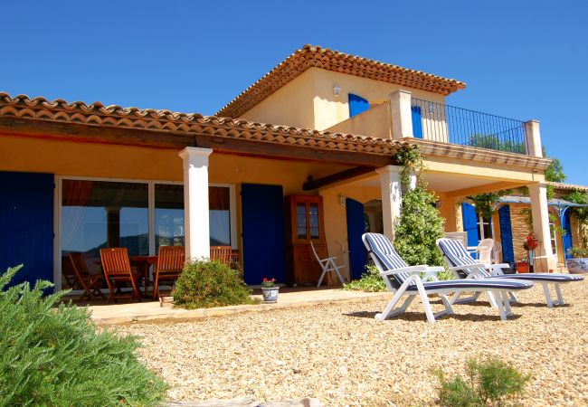 House in Le Plan-de-la-Tour - Air-conditioned villa, 5 bedrooms, pool, panoramic view
