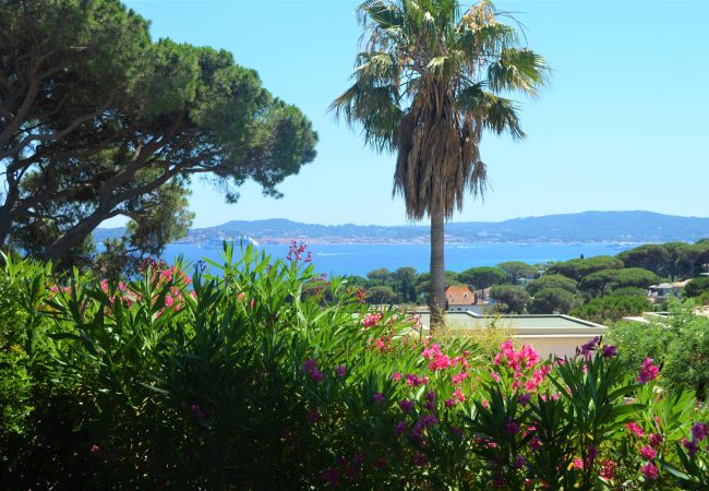 House in Sainte-Maxime - Single storey villa with sea view and pool - access to beaches 