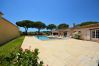 House in Sainte-Maxime - Single storey villa with sea view and pool - access to beaches 